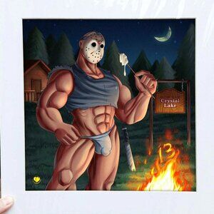 Mini Matted Poster "Halloqueer" – Jason Vorhees